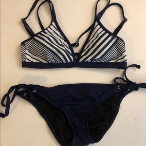 Nautica Navy Striped Bikini